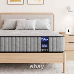 Double Mattress 4FT6, Gel Memory Foam 7 Zone Pocket Sprung, 8 Inch Firm 135x190c