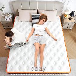 Double Mattress 4FT6, Gel Memory Foam, Individually Medium Firm Pocket Sprungs