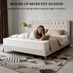 Double Mattress 4ft6 (135x190cm) Medium Firm Thick Memory Foam Pocket Sprung