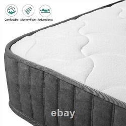 Double Mattress 4ft6 Memory Foam Pocket Spring Mattress Medium Firm (137x190cm)