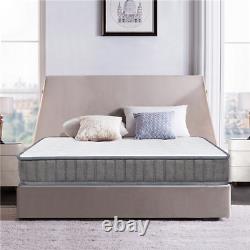 Double Mattress 4ft6 Memory Foam Pocket Spring Mattress Medium Firm (137x190cm)