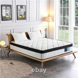 Double Mattress 4ft 6 Memory Foam Pocket Sprung Mattress Medium 27cm Height