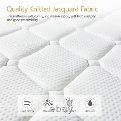 Double Mattress 4ft 6 Memory Foam Pocket Sprung Mattress Medium 27cm Height