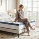 Double Mattress 90cm X 190cm, 25cm Deep Memory Foam & Pocket Spring Mattress