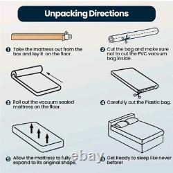 Double Mattress Double Memory Foam Mattress Pocket Airv MeshVacuum Packed