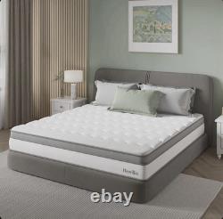 Double Mattress Hybrid 27cm Memory Foam Pocket Sprung Supportive Lumbar