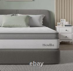 Double Mattress Hybrid 27cm Memory Foam Pocket Sprung Supportive Lumbar