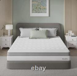 Double Mattress Hybrid 27cm Memory Foam Pocket Sprung Supportive Lumbar