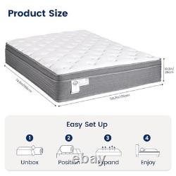 Double Mattress Hybrid Mattress with Pocket Springs & Memory Foam 26cm Mattress