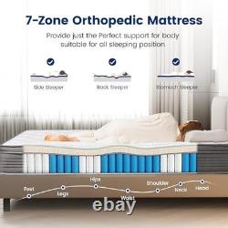 Double Mattress Hybrid Mattress with Pocket Springs & Memory Foam 26cm Mattress