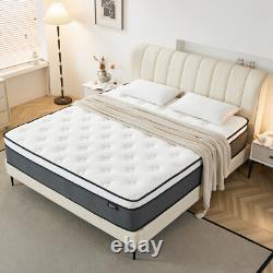 Double Mattress Hybrid Memory Foam Pocket Sprung King Mattress 4FT6 5FT In a Box