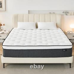 Double Mattress Hybrid Memory Foam Pocket Sprung King Mattress 4FT6 5FT In a Box