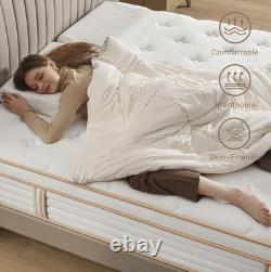 Double Mattress, Memory Foam Hybrid, Zoned Coil Pocket Sprungs 135x190x27cm