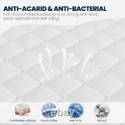 Double Mattress, Memory Foam Mattress 11 Inch Pocket Sprung Mattress with 3D B