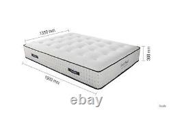 Double Mattress Memory Foam SleepSoul Harmony 135cm 4FT6 Pocket Sprung