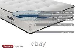 Double Mattress Memory Foam SleepSoul Harmony 135cm 4FT6 Pocket Sprung