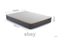 Double Mattress Memory Foam Sleep Soul Balance 135cm 4FT6 Pocket Sprung