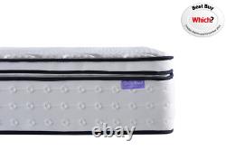 Double Mattress Memory Foam Sleep Soul Space 135cm 4FT6 Pillow Top 2000 Pocket