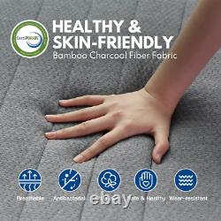 Double Mattress, Newentor Memory Foam Mattress with Pocket Sprung Hybrid 4ft6