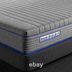 Double Mattress, Newentor Memory Foam Mattress with Pocket Sprung Hybrid 4ft6