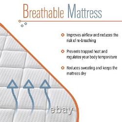 Double Mattress Pocket Sprung Matress Orthopedic Foam Hybrid 4ft 6