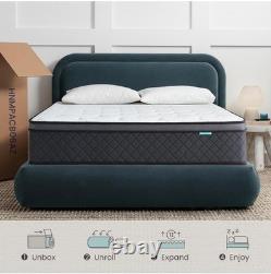 Double Mattresses, 12 Inch Hybrid Pocket Sprung Memory Foam Mattress with Breath