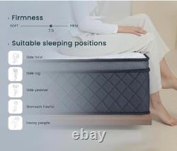 Double Mattresses, 12 Inch Hybrid Pocket Sprung Memory Foam Mattress with Breath