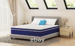 Double Mattresses 30cm Pocket Sprung Memory Foam Mattress 12 Inch King Size 5FT