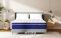 Double Mattresses 30cm Pocket Sprung Memory Foam Mattress 12 Inch King Size 5FT