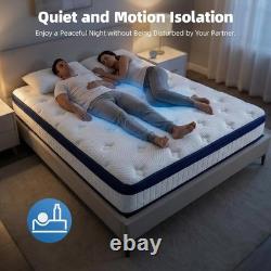 Double Mattresses 4FT6, 10Inch Memory Foam Pocket Sprung