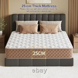 Double Mattresses, 4FT6 Memory Foam Mattress, 7-Zone Pocket Sprung Double Bed Ma