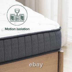 Double Memory Foam Mattress & Pocket Spring 4Ft6 (135 X 190 Cm) 6'' Height