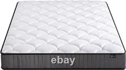 Double Memory Foam Mattress & Pocket Spring 4Ft6 (135 X 190 Cm) 6'' Height