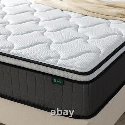 Double Memory Foam & Pocket Spring Mattress 4ft6 10'' Height Medium Firm