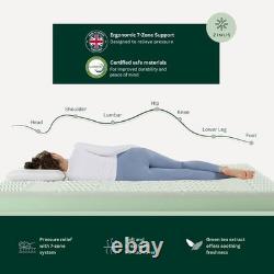 Double Memory Foam & Pocket Spring Mattress 4ft6 10'' Height Medium Firm
