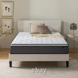 Double Memory Foam & Pocket Spring Mattress 4ft6 10'' Height Medium Firm