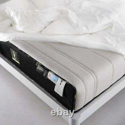 Double Size 4FT6 Memory Foam Mattress Bed Pocket Spring Mattress Relaxing Sleep