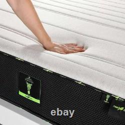 Double Size 4FT6 Memory Foam Mattress Bed Pocket Spring Mattress Relaxing Sleep