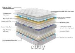 Double mattress Latex Orthopedic Memory Foam Pocket Spring Sleep Well Mattress