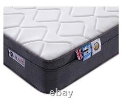 EJ LIFE Pocket Sprung Mattress with Memory Foam. KING SIZE