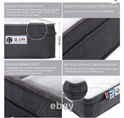 EJ LIFE Pocket Sprung Mattress with Memory Foam. KING SIZE