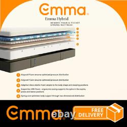 Emma Hybrid Memory Foam & Mini Pocket Sprung Mattress UK King Size 150 x 200 New