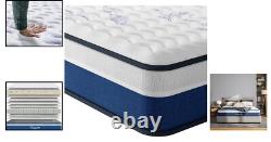 European Single Hybrid Mattress 10 Inch Memory Foam Pocket Spring Orthopedic