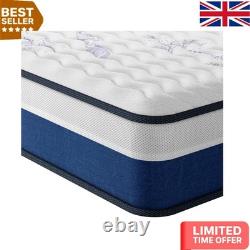European Small Single Hybrid Mattress 10 Inch Pocket Spring & Memory Foam