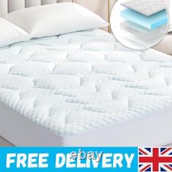 Extra Deep Pocket Memory Foam Mattress Topper for Ultimate Comfort in Double Bed