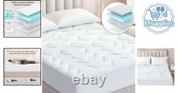 Extra Deep Pocket Memory Foam Mattress Topper for Ultimate Comfort in Double Bed