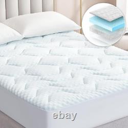 Extra Deep Pocket Memory Foam Mattress Topper for Ultimate Comfort in Double Bed