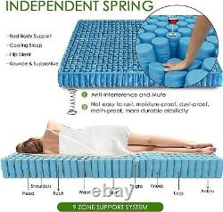 Frideko 10.6 Inch Single Mattress, Pocket Sprung Memory Foam 3FT Hybrid Single