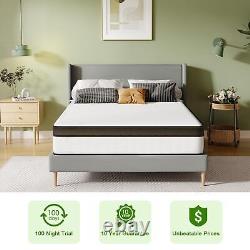 Frideko 10.6 Inch Small Double Size Mattresses Pocket Sprung Mattress 4FT Hyb