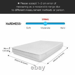GUDE NIGHTMemory Foam Mattress Pocket Sprung Bed King 5FT Size